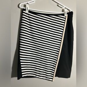 Black & White Midi Formal Skirt - WHBM